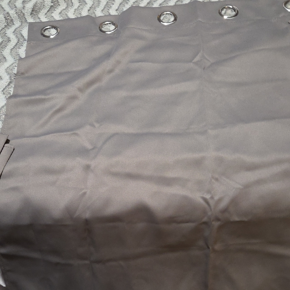 Gray Curtain Panel